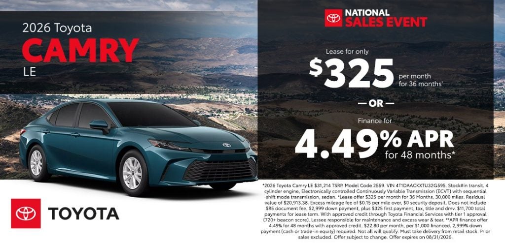 2026 Toyota Camry LE