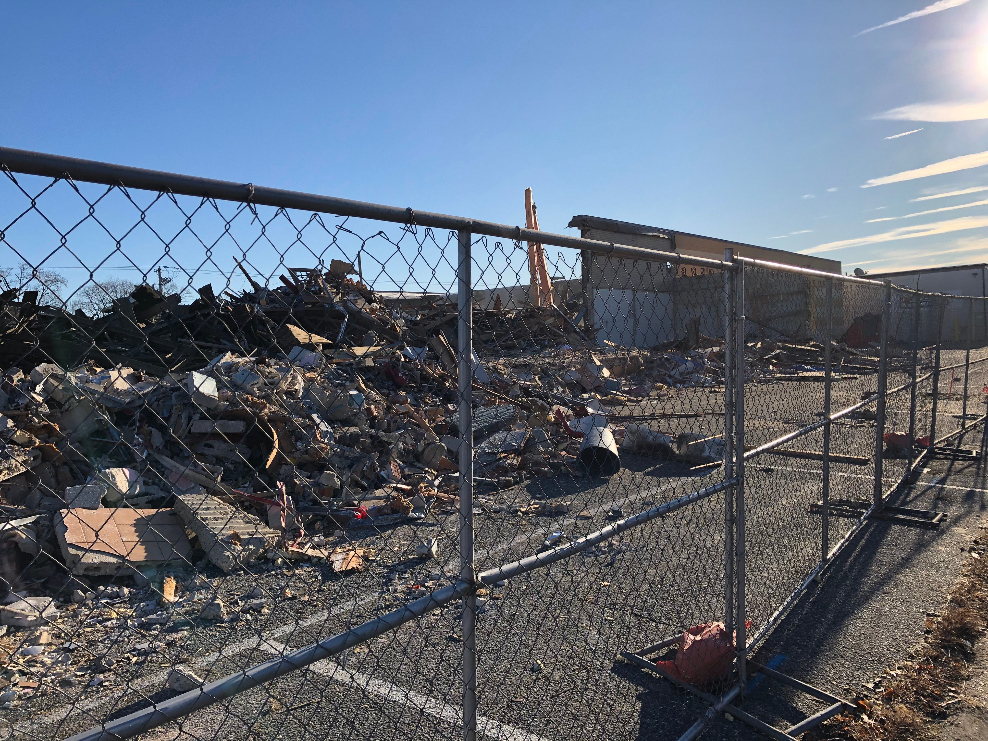 Glassboro bowling alley contrustion