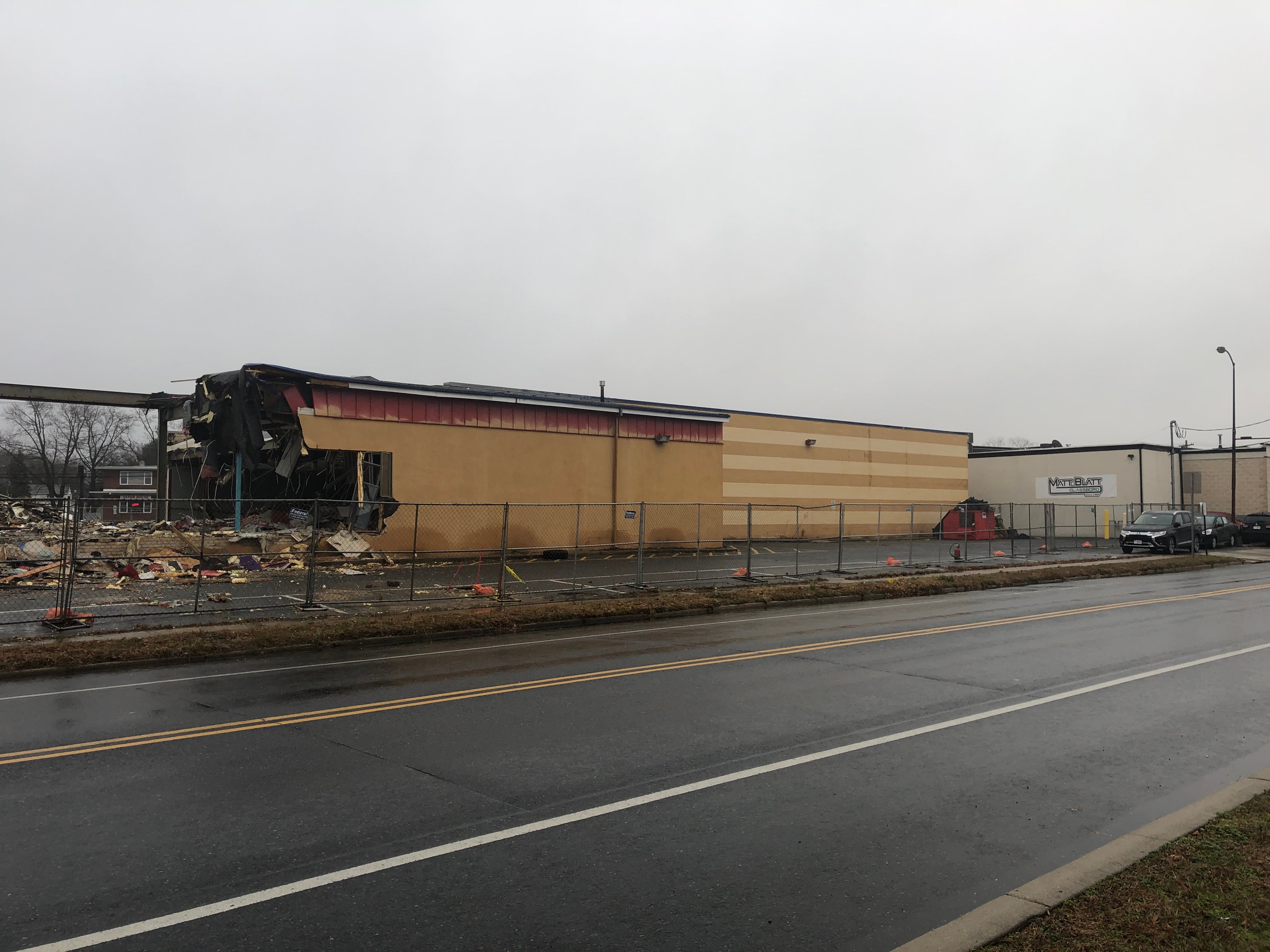Glassboro bowling alley construction