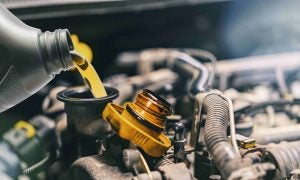 oil change at a dealership