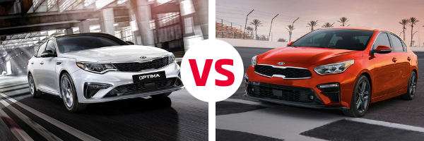 Kia Optima vs Kia Forte