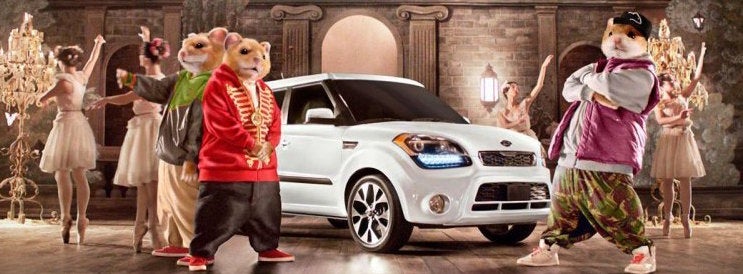 Kia soul hamster commercial