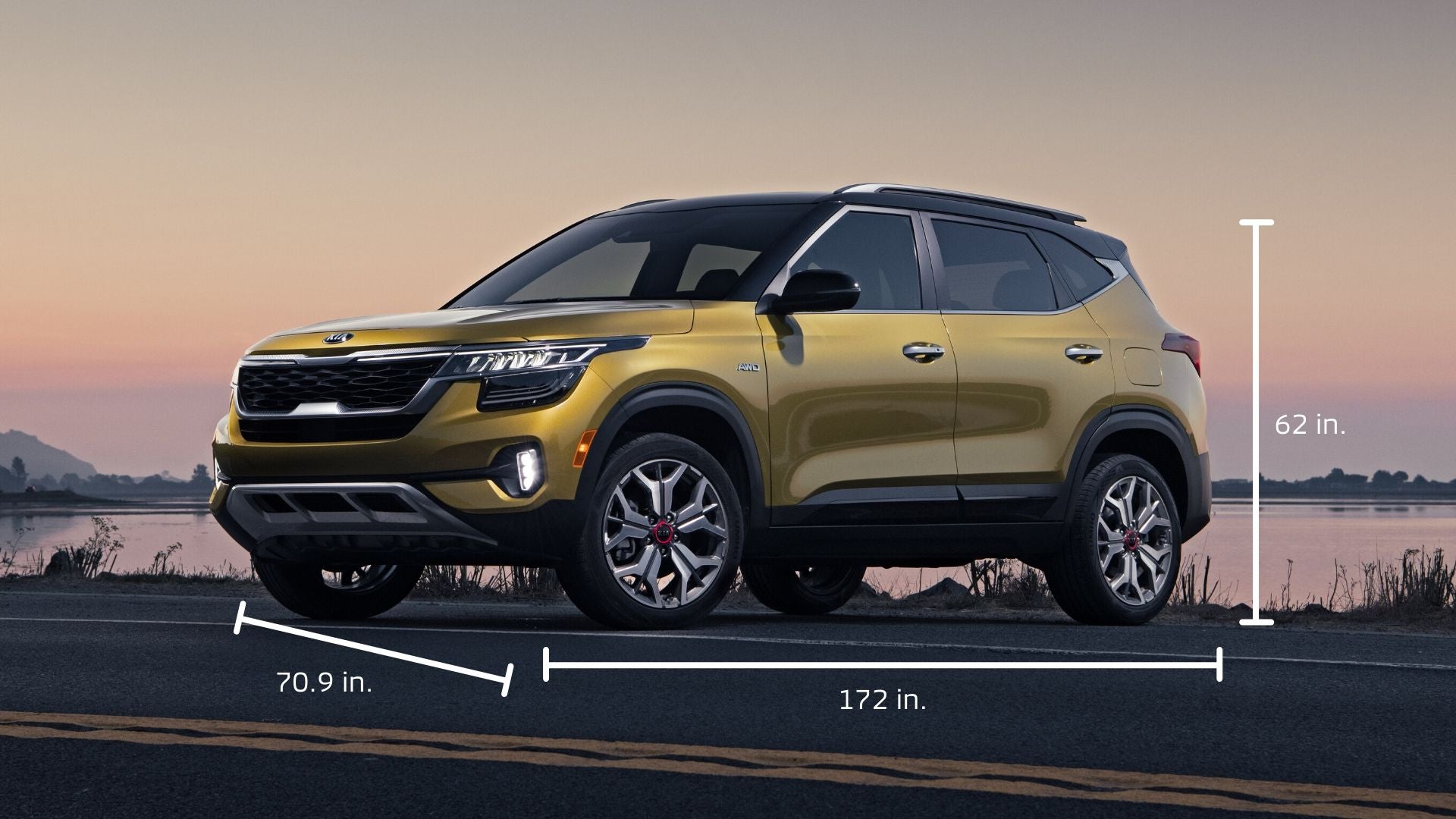 Kia Seltos Exterior Dimensions