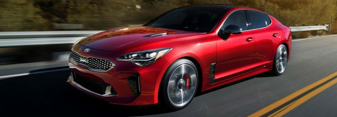 2018 Kia Stinger in red