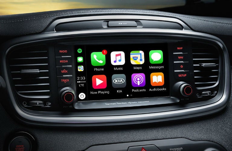 2019 Kia Sorento touch screen display