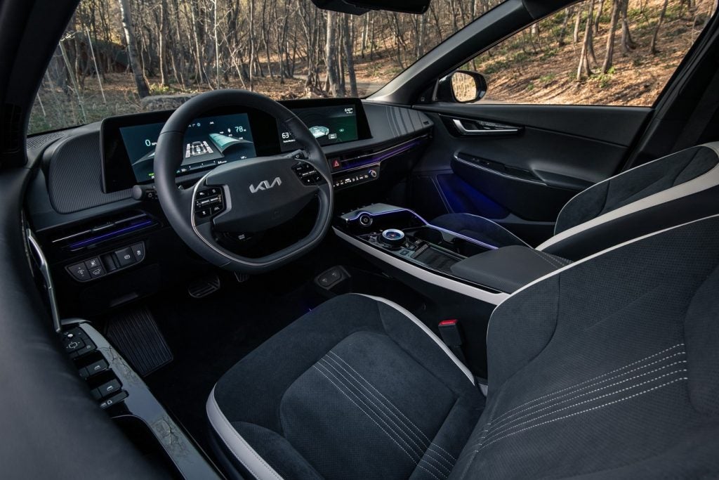 2022 EV6 interior