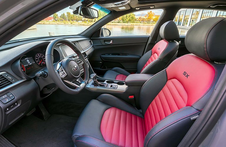 2019 Kia Optima SX front seats