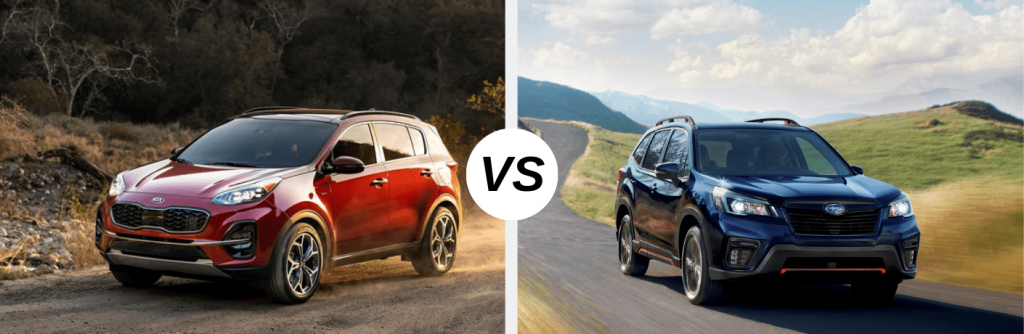 2020 Kia Sportage VS Subaru Forester