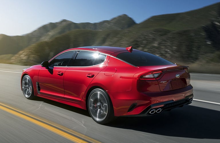 2019 Kia Stinger in red