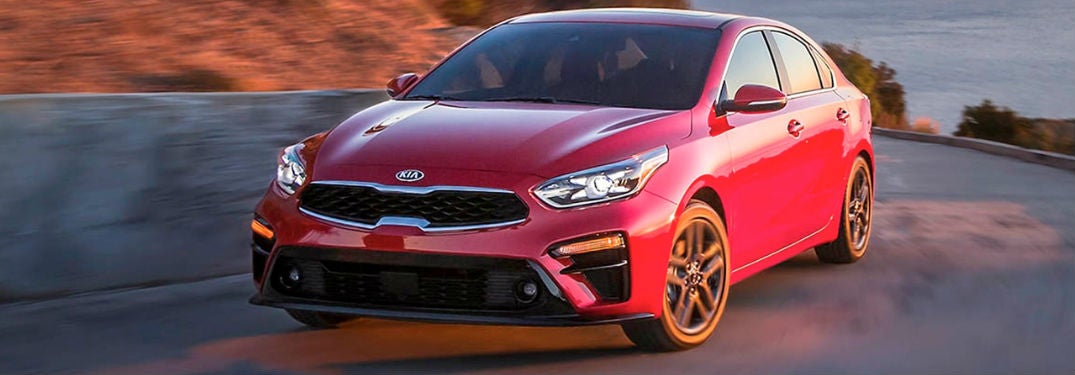 2019 Kia Forte in red