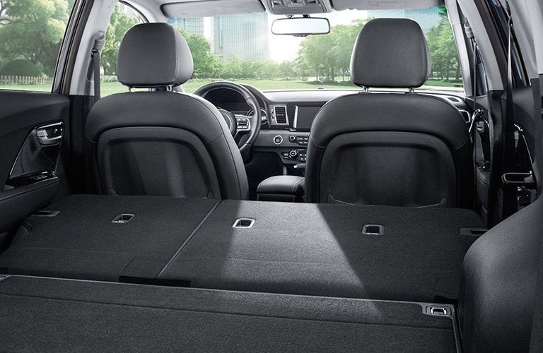 2017 Kia Niro folded rear seats