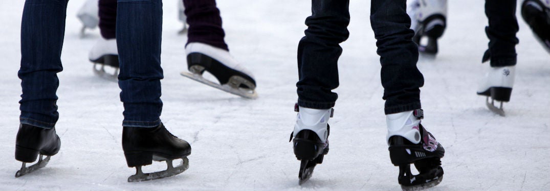 People ice skating