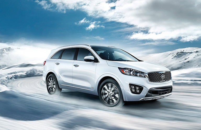 2018 Kia Sorento exterior in white