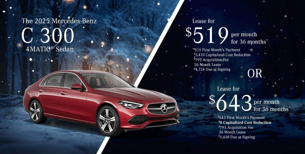 2025 Mercedes-Benz C 300 4MATIC® Sedan