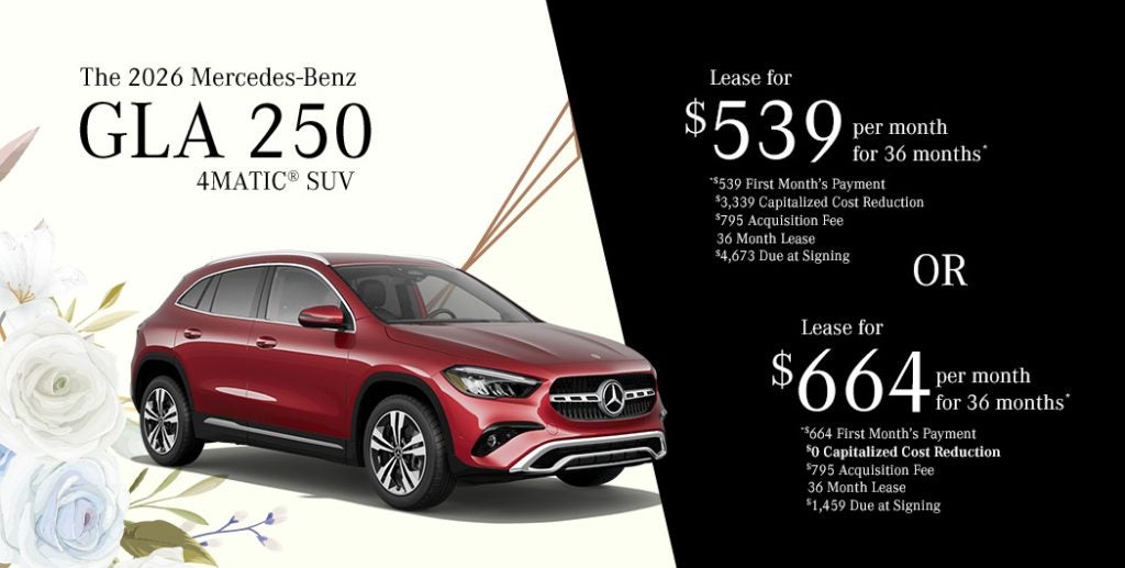2026 Mercedes-Benz GLA 250 4MATIC® SUV
