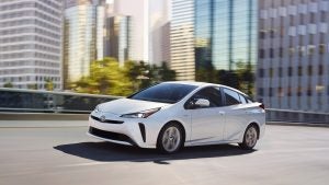2019 White Toyota Prius