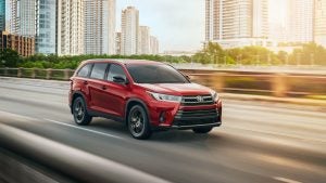 2019 Red Toyota Highlander