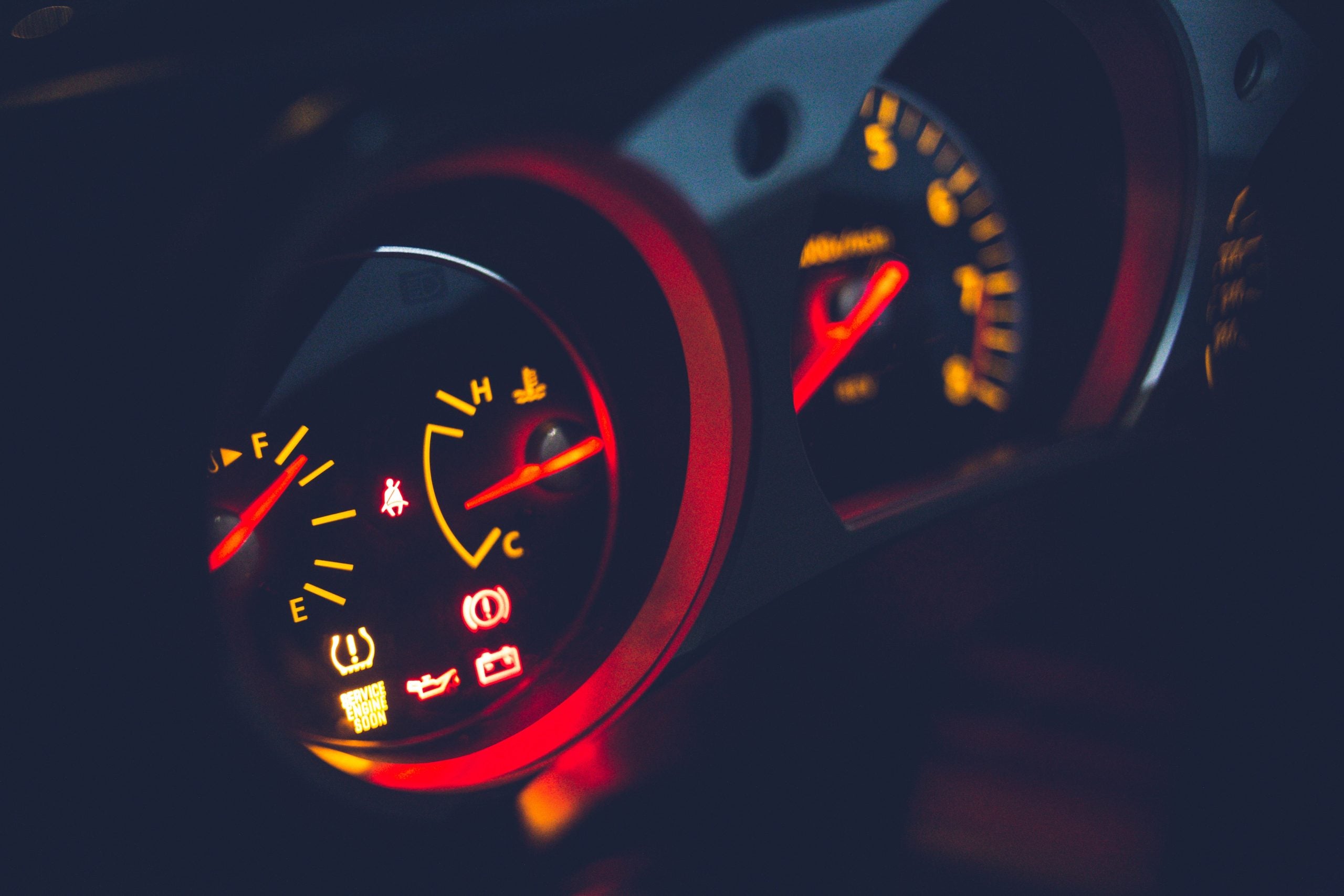 check engine light on