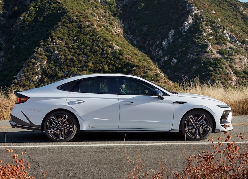 The 2026 Hyundai Sonata offers six trims spanning both gas and hybrid powertrains with a base MSRP starting at $28,545.