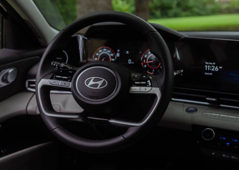 New updates you can expect in the 2025 Hyundai Elantra is an edgy exterior design in multiple colors, and modern amenities.