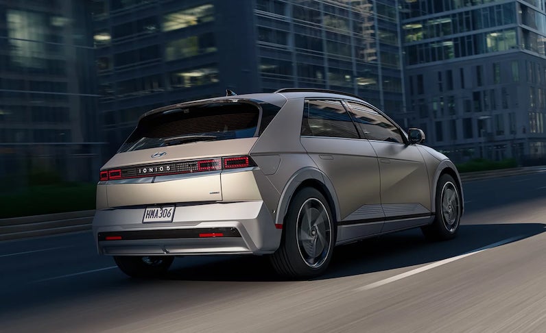 The 2026 Hyundai Ioniq 5 is a compact electric SUV available in five trim levels with an estimated range of up to 318 miles.