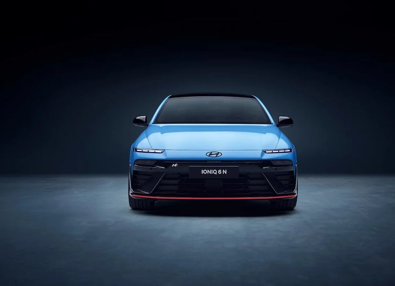 The 2026 Hyundai Ioniq 6 N is a high-performance electric sedan that will feature a swan-neck rear wing and widened fenders.