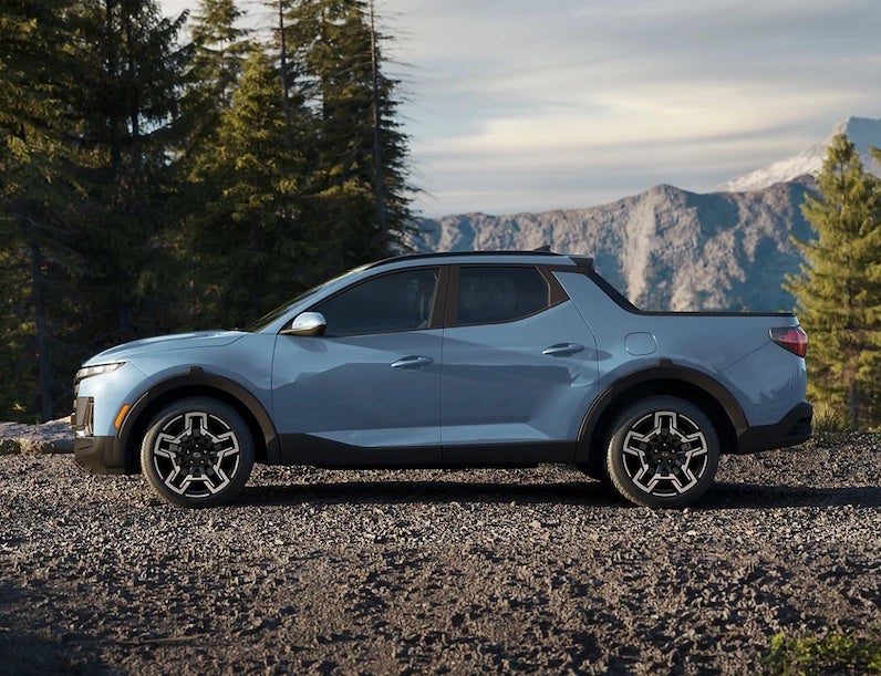 The 2026 Hyundai Santa Cruz is a five-seater crew-cab pickup offering 281 horsepower and 5,000 pounds of towing capacity.