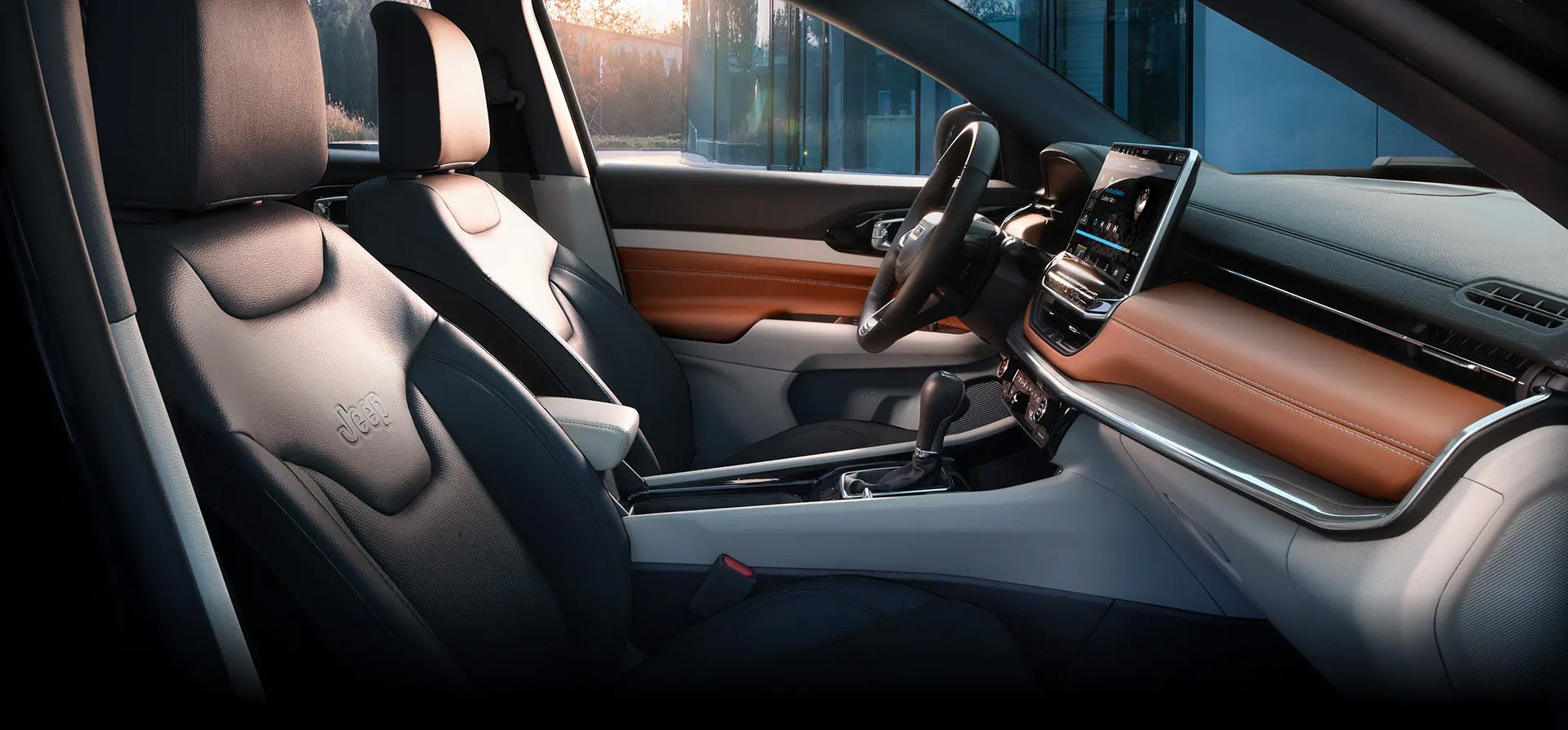 Interior of the 2023 Jeep Compass