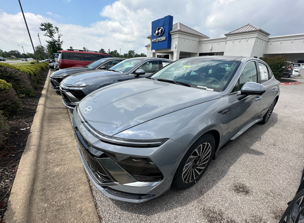 New Hyundai sedan equipped with Highway Driving Assist 2 parked at Crain Hyundai of Bentonville