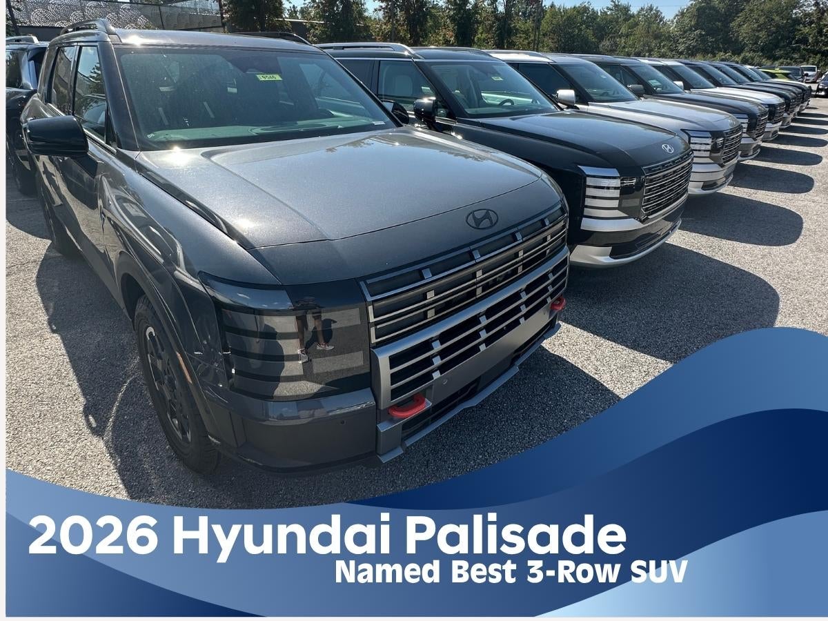 2026 Hyundai Palisade lineup at Crain Hyundai of Bentonville after being named Best 3-Row SUV