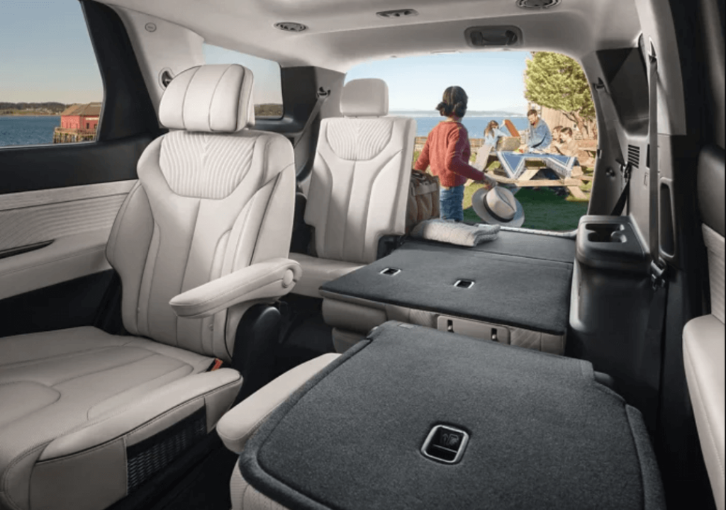 Interior of the Hyundai Palisade
