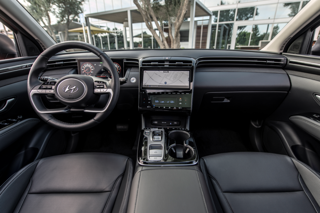 Interior of Hyundai Tucson