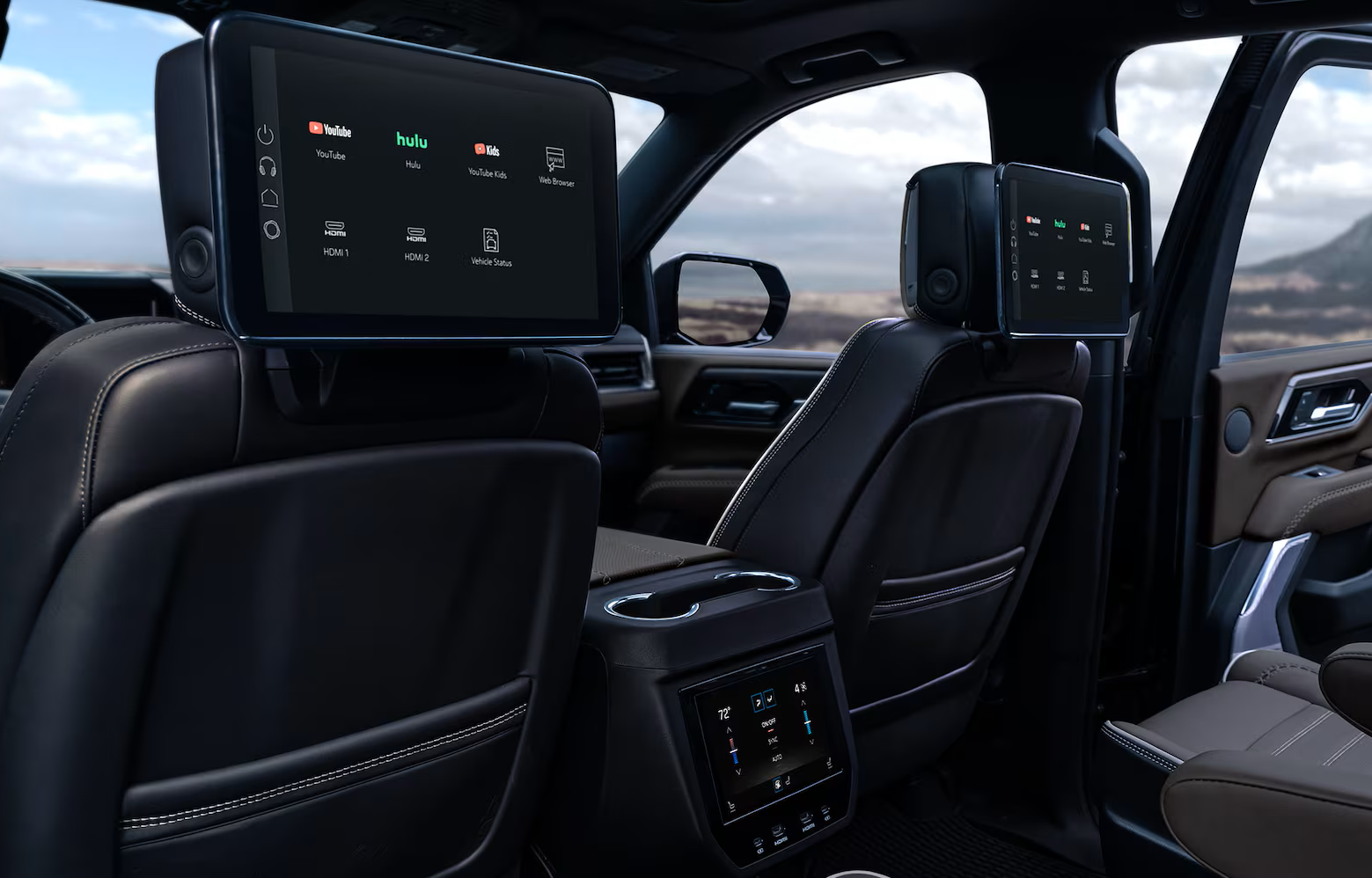 2026 GMC Yukon rear entertainment screens