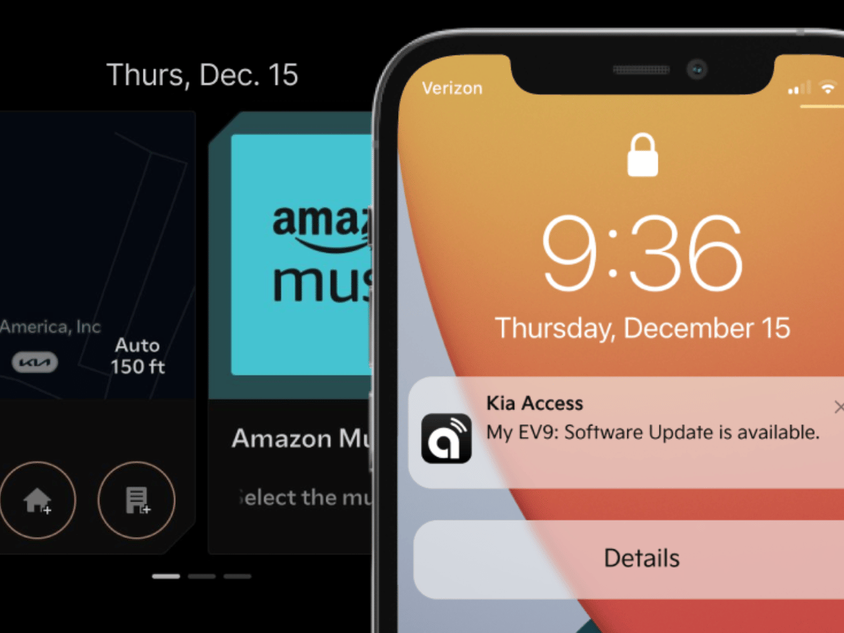 Kia Over-the-Air update Notification