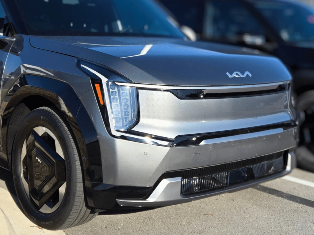All-electric Kia EV9 at Crain Kia of Fayetteville
