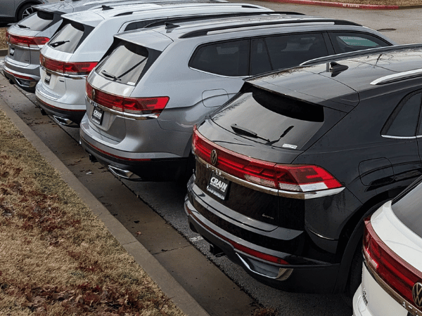 Volkswagen cars at Crain VW of Fayetteville
