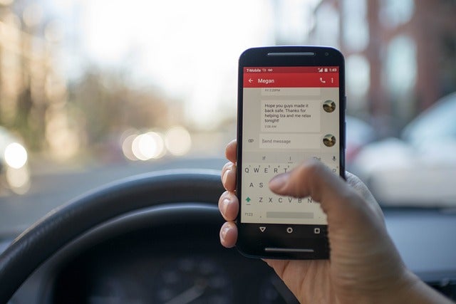 Driving while on the phone