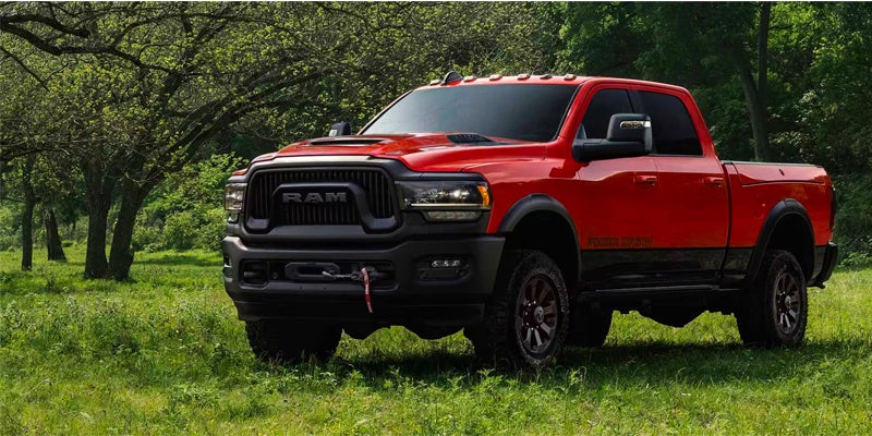 2025 RAM 2500 in red