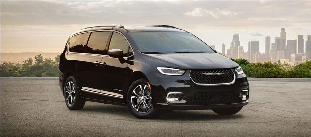 a 2026 Chrysler Pacifica parking