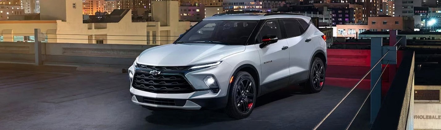 2024 Chevrolet Blazer on top of roof
