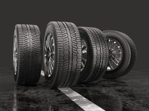 Close up of Car Tires rolling | Lanham, MD