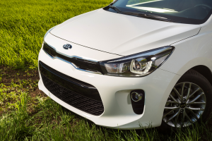 Front of Kia Car