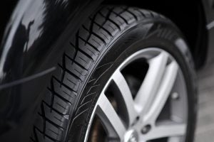 Up close of tire of a car Lanham, MD