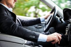 Person Driving a Car