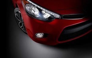 Red Kia Headlights Lanham MD