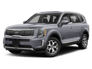 a silver 2020 kia telluride