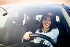 Woman Driving Confidently | Bowie, MD 