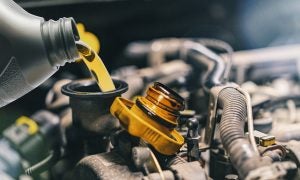Pouring Oil into Car Engine | Bowie, MD