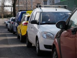 Cars parked on the side of a street | Frederick, MD