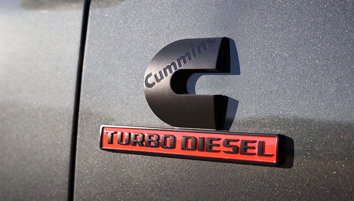 Cummins Turbo Diesel badge on a 2026 Ram 2500 heavy duty truck